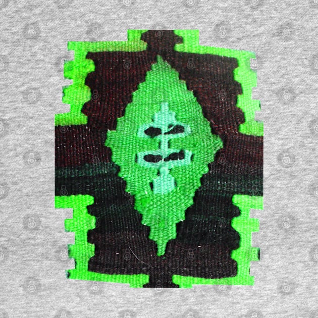 green rug pattern, abstract art, antique rug pattern, minimal art, modern art, carpet pattern, For custom orders please DM me. by Hadigheh-art